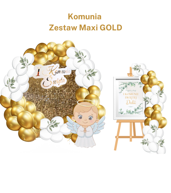 Komunia Zestaw MAXI Gold